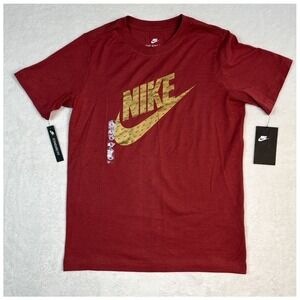 Nike T-shirt Youth Nike Tee Big‎ Golden Swoosh & Swoosh's